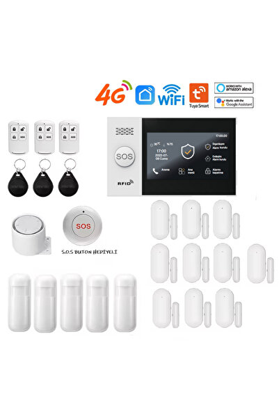obiem PGST Akıllı Güvenlik Alarm Sistemleri (Sim Kart/google Asistan/amazon A...