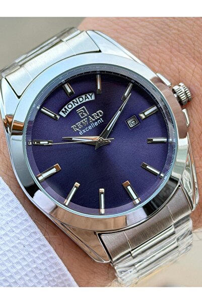 Reward Steel Strap 5 Atm Water Resistant Calendar Dial 2 Years Warranty Men's...