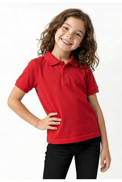 SELF CONTROL Children's Polo Neck School T-Shirt Polo Fabric School Clothing ...