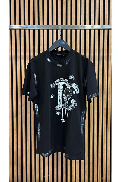 JESSE STORY Bărbați - Femei Unisex Față Spate Design personalizat cu imprimeu Negru tricou (DO-SZR)