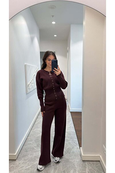 sinemkivanc co BEL DETAYLI İKİLİ TRİKO TAKIM