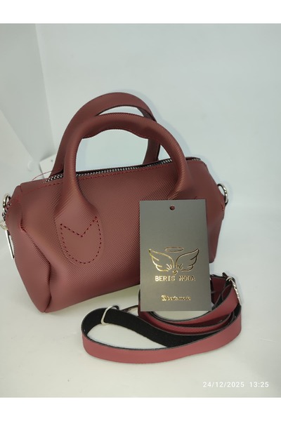 berismoda Kadın Monogram Şık Lüx EL Omuz Çanta 13x20cm