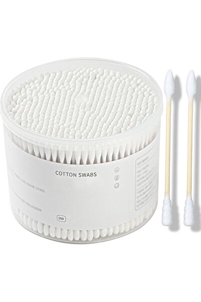 Bukela أعواد قطنية قابلة للتحلل الحيوي، 500 قطعة