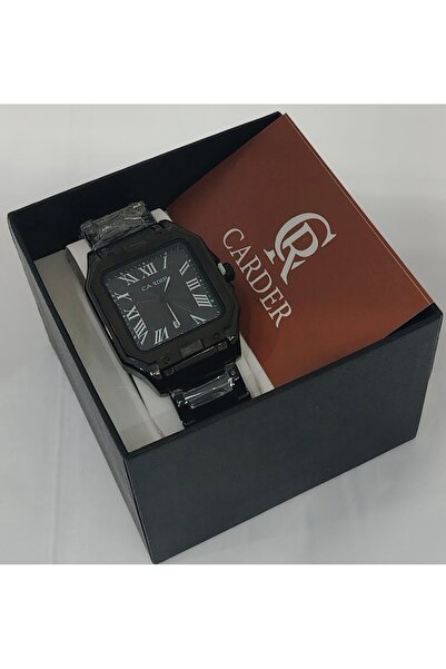 Genevcorner Men's wristwatch with a luxurious two-tone design – metal bracelet and elegant square face