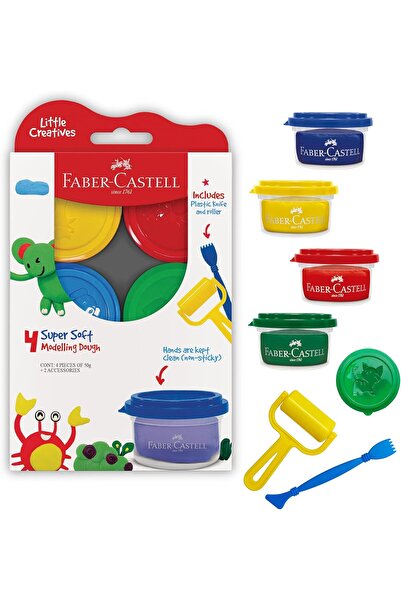 Generic مجموعة عجينة التشكيل من ليتل كرييتيفز - 4 قطع