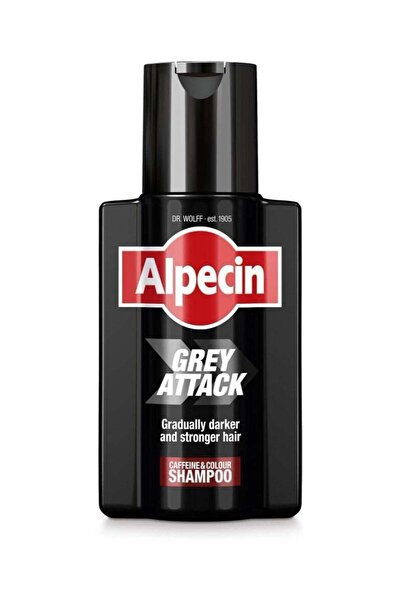 ALPECİN Grey Attack Caffeine & Colour Shampoo for Men 200ml