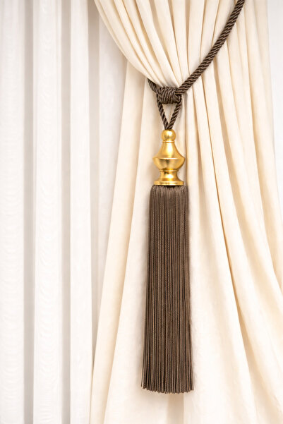 MEFAKS TEKSTİL King Size Polyester Draped Headboard Braçol