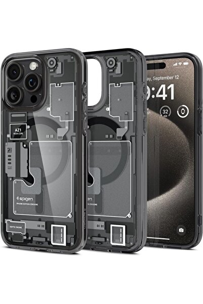 Spigen Ultra Hybrid MagFit Cover for iPhone 15 Pro Max Case Cover with MagSaf...