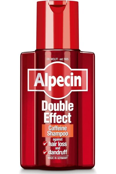 ALPECİN شامبو مزدوج المفعول 200 مل | شامبو مضاد للقشرة ومحفز لنمو الشعر الطبيعي | منشط لـ