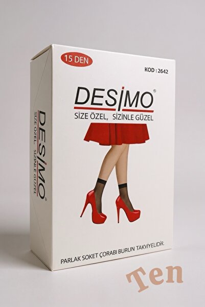 Katmirra 6-Pack Desimo Fit Shiny Thin Socks