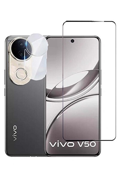 Beauenty For vivo V50 5G Screen Protector Camera 1 Pack Lens Film+ 1 Pack Screen protector