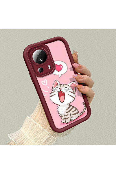 Hontinga حافظة هاتف متوافقة مع هاتف Xiaomi Mi 13 Lite مصنوعة من مادة السيليكو...