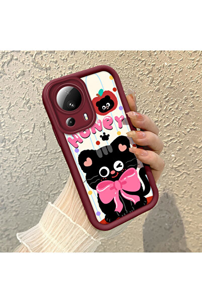 Hontinga مادة السيليكون المتوافقة مع هاتف Xiaomi Mi 13 Lite تحمي الكاميرا وحا...