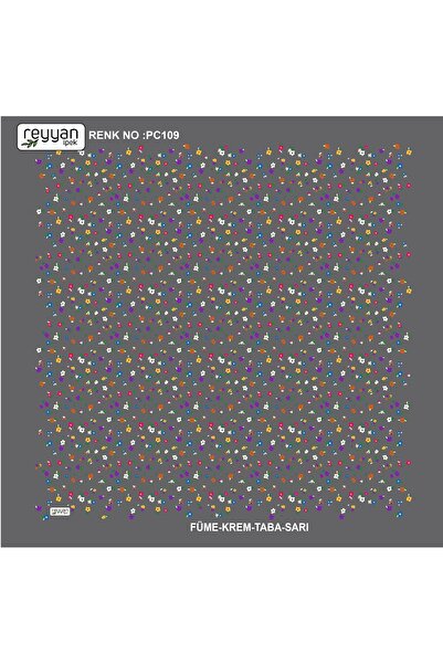 REYYAN قماش يمني داخلي من الحرير المعطر بتصميم زهور مطرزة 100×100 سم للهدايا