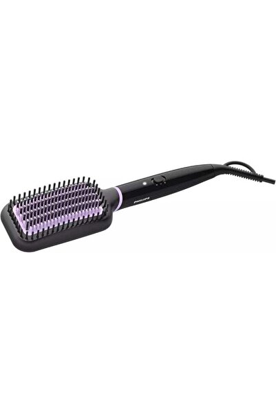 Philips Smart BHH880 Hair Straightening Brush Black/Purple