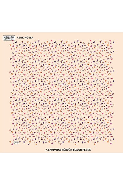 REYYAN قماش يمني داخلي من الحرير المعطر بتصميم زهور مطرزة 100×100 سم للهدايا