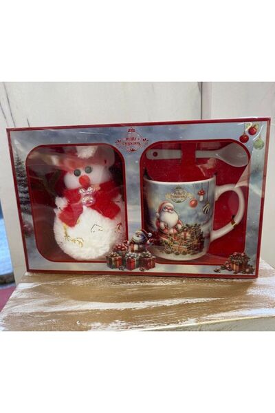 MİMSEGÜN DEKOR KARDAN ADAMLI YILBAŞI KUPA