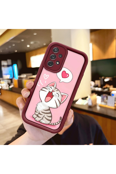 Hontinga حافظة هاتف متوافقة مع هاتف سامسونج جالاكسي A72 مصنوعة من مادة السيلي...