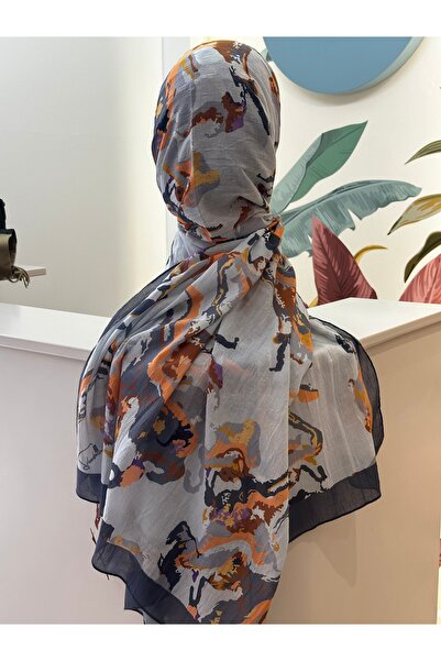 SHAWL SECRET Dijital bambu Kraş şal