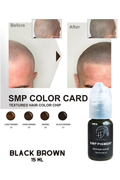 HD Saç Simülasyon Boyası 15ML-Black Brown