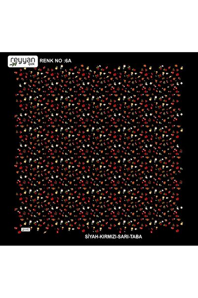 REYYAN قماش يمني داخلي من الحرير المعطر بتصميم زهور مطرزة 100×100 سم للهدايا