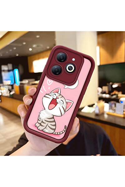 Hontinga حافظة هاتف متوافقة مع Infinix Smart 8/8 Pro مصنوعة من مادة السيليكون...