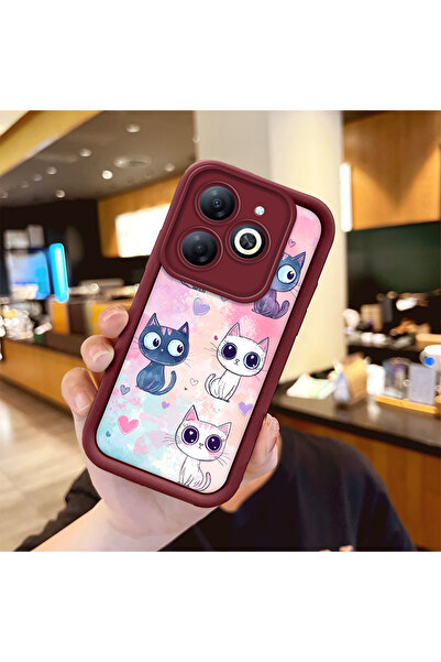 Hontinga حافظة هاتف من السيليكون متوافقة مع إنفينيكس سمارت 8/8 برو، تحمي الكا...