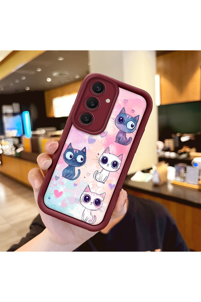 Hontinga حافظة هاتف متوافقة مع سامسونج جالاكسي إس 24 بلس مصنوعة من مادة السيل...