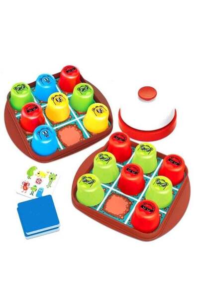 Fun Moment Multiplayer Plastic Interactive Board Game, Color Matching Puzzle for Kids