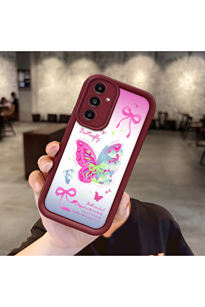 Hontinga حافظة هاتف ملونة متوافقة مع سامسونج جالاكسي A04S مصنوعة من مادة السي...