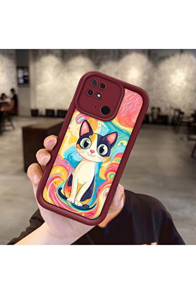 Hontinga حافظة هاتف ملونة من مادة السيليكون المتوافقة مع هاتف Xiaomi Redmi 10...