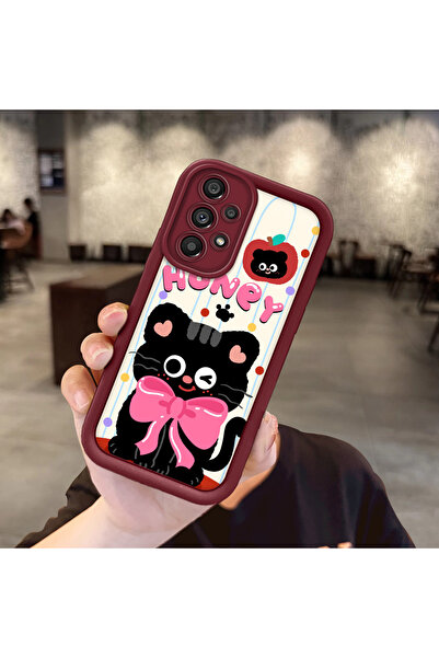 Hontinga حافظة هاتف ملونة من السيليكون متوافقة مع سامسونج جالاكسي A73 لحماية ...