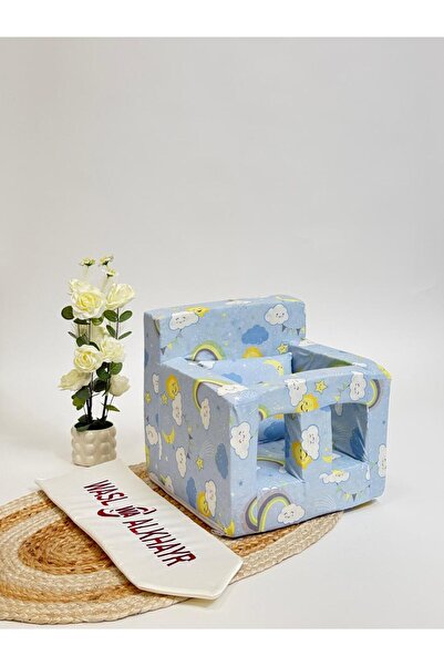 WASL ALKHAIR Baby sitting chair with cushion - Comfortable support seat for infants learning to sit - High quality