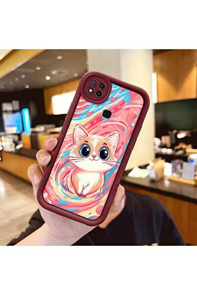 Hontinga حافظة هاتف ملونة من مادة السيليكون المتوافقة مع هاتف Xiaomi Redmi 9C...