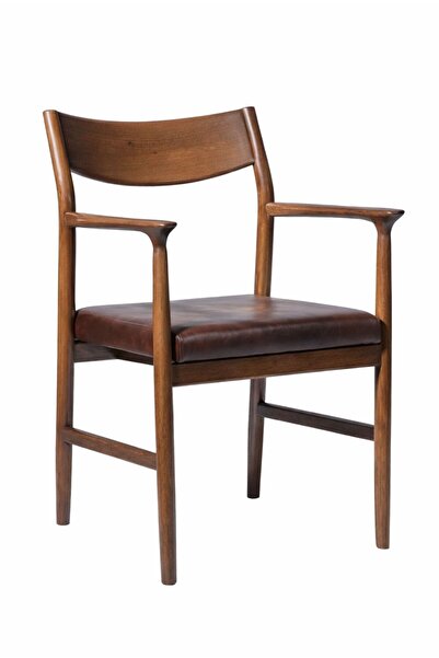 Albero Home MASİF KAYIN AĞACI KOLLU SANDALYE EL İŞÇİLİĞİ AHŞAP YEMEK SANDALYESİ