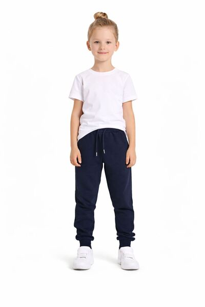 Eşofmancım Παιδικό παντελόνι Unisex χωρίς στάμπα απλό ελαφρύ