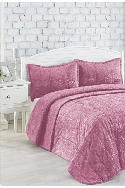 Bella Home İpeksoft Double Bedspread Set - 240X260 cm - with Original Bag - D...