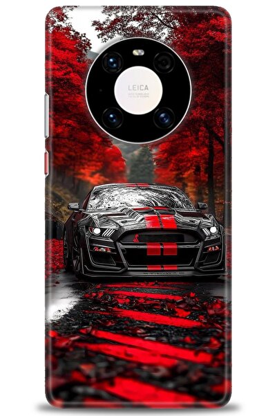 Rulet Aksesuar غطاء متوافق مع هاتف هواوي ميت 40 برو HD مطبوع - غطاء سيليكون م...