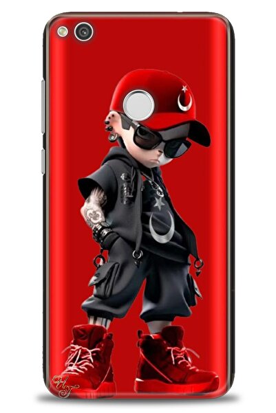 Rulet Aksesuar غطاء متوافق مع هاتف هواوي P9 لايت 2017 HD مطبوع - غطاء سيليكون...