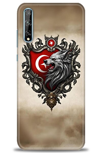 Rulet Aksesuar غطاء متوافق مع هاتف هواوي بي سمارت اس اتش دي مطبوع - غطاء سيلي...