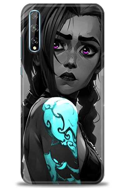 Rulet Aksesuar غطاء متوافق مع هاتف هواوي بي سمارت اس HD مطبوع - غطاء سيليكون ...