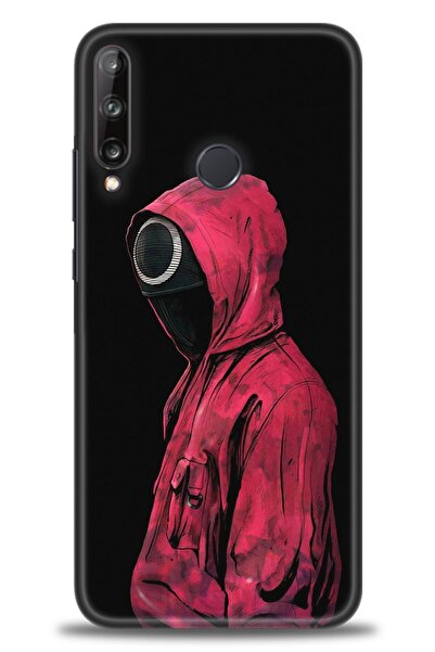 Rulet Aksesuar غطاء متوافق مع هاتف هواوي P40 لايت E HD مطبوع - غطاء سيليكون م...