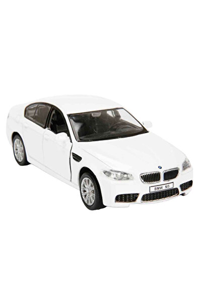 RMZ City 1:32 Avrupa Serisi Die Cast Çek Bırak Model Araba - Beyaz Bmw M5