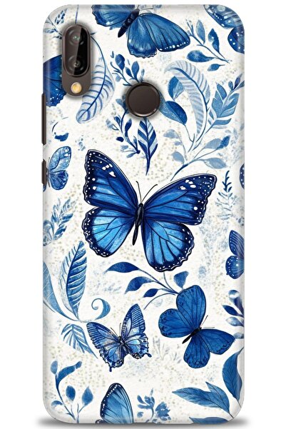 Rulet Aksesuar غطاء متوافق مع هاتف هواوي P20 لايت HD مطبوع - غطاء سيليكون بتص...