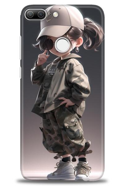 Rulet Aksesuar غطاء متوافق مع هاتف هواوي هونر 9 لايت HD مطبوع - غطاء سيليكون ...