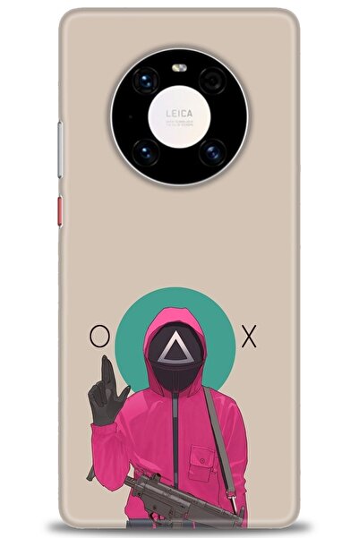 Rulet Aksesuar غطاء متوافق مع هاتف هواوي ميت 40 برو HD مطبوع - غطاء سيليكون م...