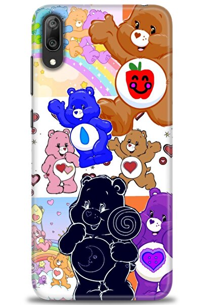 Rulet Aksesuar غطاء متوافق مع هاتف هواوي Y7 برايم 2019 HD مطبوع - غطاء سيليكو...