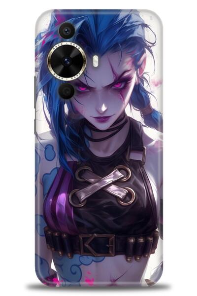 Rulet Aksesuar غطاء متوافق مع هاتف هواوي نوفا 12S HD مطبوع - غطاء سيليكون مصم...