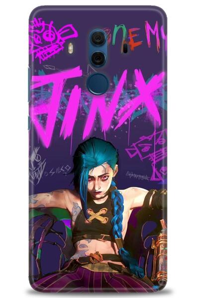 Rulet Aksesuar غطاء متوافق مع هاتف هواوي ميت 10 برو HD مطبوع - غطاء سيليكون م...