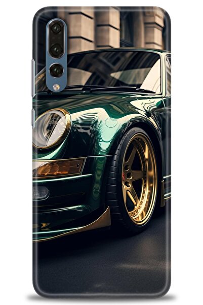 Rulet Aksesuar غطاء متوافق مع هاتف هواوي P20 Pro HD مطبوع - غطاء سيليكون مصمم...